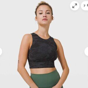 Lululemon stronger as one bra camo size 6